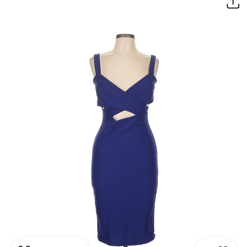 Elegant Alt.B Blue Sleeveless Dress